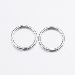 Stainless Steel Color 304 Stainless Steel Open Jump Rings, Stainless Steel Color, 13x1.5mm, Inner Diameter: 10mm