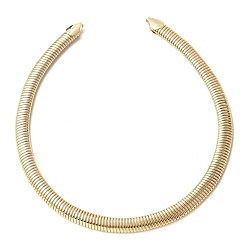 Золотой Железные открытые манжеты змеиная цепь чокер ожерелья для женщин, золотые, 16.65 дюйм (42.3 см), 10 мм