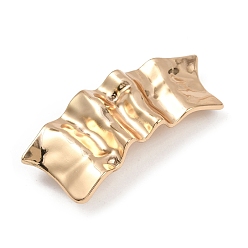 Rectangle Заколки для волос из сплава с железным зажимом, аксессуары для волос для женщин и девочек, золотые, прямоугольные, 30x75.5x18 мм