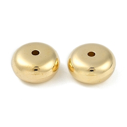 Золотой CCB пластиковые шарики, рондель, золотые, 12.5x7 мм, отверстие : 2 мм