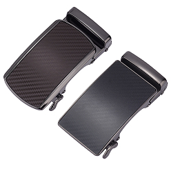 (52) Непрозрачная лаванда 2шт 2 стили сплава diy регулируемая автоматическая пряжка, аксессуары для мужских ремней, прямоугольные, разноцветные, 82x40.5x18.5 мм, отверстие : 5x36 мм, 1 шт / стиль