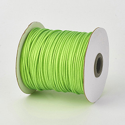 Lawn Green Eco-Friendly Korean Waxed Polyester Cord, Lawn Green, 1mm, about 169.51~174.98 Yards(155~160m)/Roll