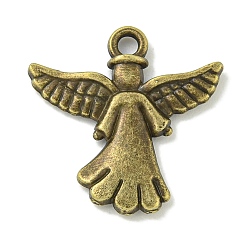 Античная Бронза Сплавочные подвески тибетского стиля, без свинца и без кадмия, угол, античная бронза, 20.5x20.5x2 мм, отверстие : 2 мм