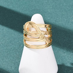 Золотой 304 открытые кольца манжеты из нержавеющей стали, бантом, без свинца, без кадмии и без никеля, золотые, 20 мм, 19 мм