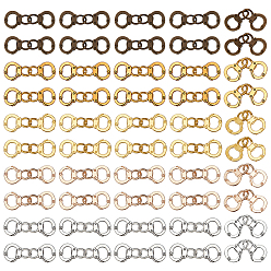 (52) Непрозрачная лаванда 50 шт 5 цвета подвески из сплава в тибетском стиле, наручники, разноцветные, 32 мм, 10 шт / цвет