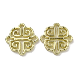 Золотой Стойки покрытие сплав китайский узел многожильные звенья, без свинца и без кадмия, золотые, 13.5x13.5x1.5 мм, отверстие : 1.2 мм