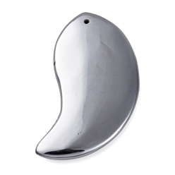 Другие Доски из терагерцового камня гуаша, массажный инструмент, Магатама, 91.5x51x8 мм, отверстие : 2 мм