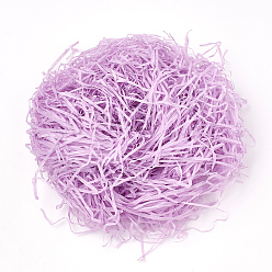 Plum Decorative Raffia Tissue Scraps Paper Packing Material, For Gift Filler, Plum, 2~4mm, about 20g/bag