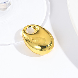 Золотой Латунные подвески, слеза, золотые, 29.5x20.5x11.5 мм, отверстие : 6x6 мм