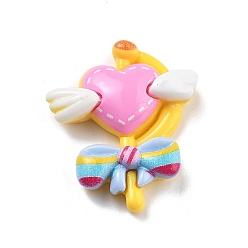 Леденец Мультфильм смолы кабошоны, имитация еды, леденец, 34x29x8 мм