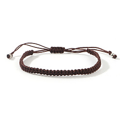 Кокосово-Коричневый Регулируемые браслеты из плетеного нейлонового шнура для женщин и мужчин, кокосового коричневый, 11.02 дюйм (28 см)