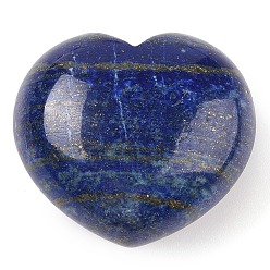 Ляпис-Лазурь Натуральный лазурит массажный камень для большого пальца, сердце карман пальмовые камни, для отдыха, боли, 40~41x45x24~26 мм