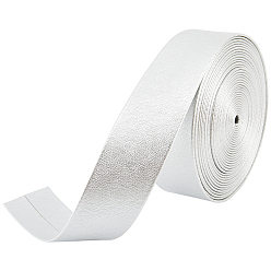 Серебро Ленты из искусственной кожи, для сумок, изготовление ювелирных изделий, сделай сам крафт, серебряные, 1-1/8 дюйм (30 мм), около 5.47 ярдов (5 м) / пачка