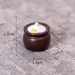 Bottle Миниатюрные украшения, аксессуары для домашнего кукольного домика с микро-ландшафтом, притворяясь опорными украшениями, запеканки, 10x10 мм