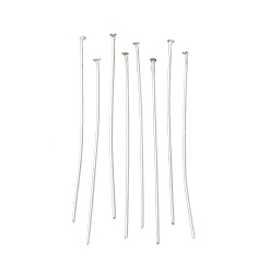 Нержавеющая Сталь Цвет Устойчивы к потускнению 304 штифты из нержавеющей стали с плоской головкой, цвет нержавеющей стали, 40x0.6 мм, 22 датчик, около 5000 шт / упаковка, Руководитель: 1 mm