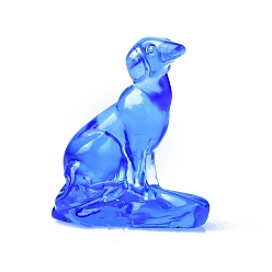Опал Резные фигурки собак из опалита, для домашнего украшения рабочего стола, 40 мм