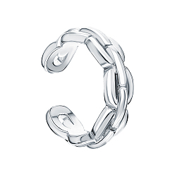 Oval 925 серьги из серебра 925 пробы, модный простой крутой непирсинг, серебряные, овальные, 12x6 мм