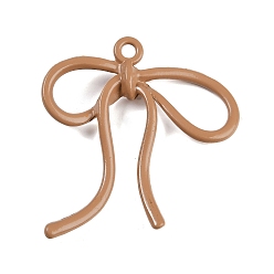 Верблюжий Подвески из сплава краски для выпечки, бантом, верблюжие, 45x42x6 мм, отверстие : 3 мм