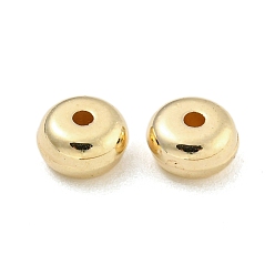 Золотой Пластиковые прокладки ccb, плоско-круглые, золотые, 7x3.8 мм, отверстие : 1.5 мм