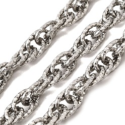 Нержавеющая Сталь Цвет 304 из нержавеющей стали веревочные сети, несварные, с катушкой, цвет нержавеющей стали, 11.5x8.5x1.6 мм