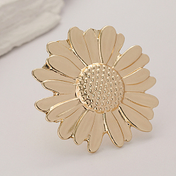 Цветок Кольца из цинкового сплава для женщин, золотые, цветок