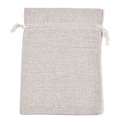 Желтая Старая Ткань  Мешочки из хлопчатобумажной ткани, подарочные пакеты саше, муслиновый пакетик многоразовый чайный пакетик, прямоугольные, старое кружево, 22.5x17 см