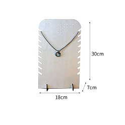 Antique White Wood Display Rack, for Jewerly Display, Rectangle, Antique White, Finish Product: 18x7x30cm
