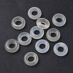 Natural Gemstone Natural Agate Linking Rings, Round Ring, 14x4~4.5mm, Inner Diameter: 6mm