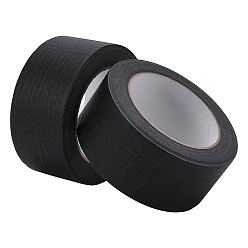 Черный Изоляционная лента, клейкая лента текстурированная бумага, для покраски, упаковка и защита окон, чёрные, 50 мм, 50 м / рулон