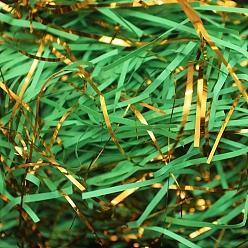 Зеленый Бумажный крошечный наполнитель, для упаковки подарков и наполнения пасхальной корзины, зелёные, 2~3 мм, 100 г / мешок