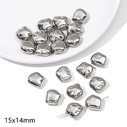 Самородки Пластиковые бусины-проставки ccb, ювелирные аксессуары своими руками, самородки, 15x14 мм, 20 шт / комплект