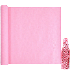 Pink 1 рулон упаковочной бумаги для букета, прямоугольные, розовые, 300 мм, 5 м / рулон