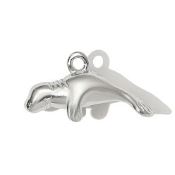 Нержавеющая Сталь Цвет 304 подвески из нержавеющей стали, амулеты-печати, цвет нержавеющей стали, 19x10 мм