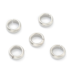 Нержавеющая Сталь Цвет Не тускнеют 304 быстроразъемные соединения из нержавеющей стали, кольцо, цвет нержавеющей стали, 6x2 мм, внутренний диаметр: 4 мм