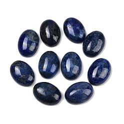 Ляпис-Лазурь Окрашенные естественно овальные кабошоны ляпис-лазури, 18x13x6 мм