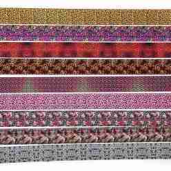 Leopard 10 наклейки для ногтей из фольги для переноса стиля, наклейки для ногтей, украшения для ногтей, леопардовым узором, 50x4 см, 10 листы / коробка, коробка: 8.6x5.6x2.45 см