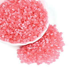 Помидор Бисер из стекла , имитация шарики глаза кота, рондель, помидор, 4~4.5x2.5~3 мм, отверстие : 1.2~1.5 мм