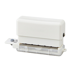 Белый Мини пластиковый 6-дырокол, 2 емкость листа, портативный 6-дырокол для папок-регистраторов a4/a5/b5/персональный/карманный размер, белые, 91x30x49.5 мм