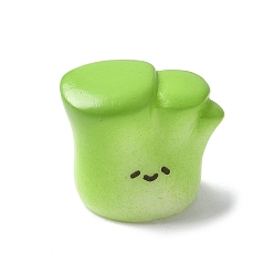 Vegetables Растительные фигурки из смолы орнамент, для домашнего украшения рабочего стола, лук-порей, 13.5x16x12.5 мм