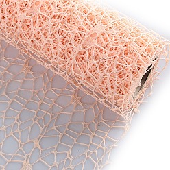 Розовый Тканевая сетка для упаковки цветочных букетов, туманная роза, 4500x500 мм