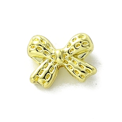 Golden Alloy Beads, Bowknot, Golden, 8.5x10.5x5mm, Hole: 1.6mm
