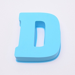 Letter D Alphabet Silicone Molds, Resin Casting Molds, For UV Resin, Capital Letter Symbol, DIY Crystal Word, Letter.D, 160x135x35mm