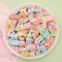 (52) Непрозрачная лаванда Непрозрачные кабошоны из смолы, цвет шоколада, разноцветные, 12x9.5x6 мм