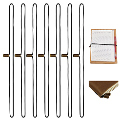 Черный 30шт. волоконные дорожные шнуры для блокнота, чёрные, 300 мм