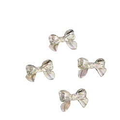 Белый Дым Пластиковые шарики, бантом, серый, 24x31 мм