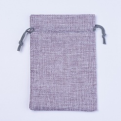 чертополох Мешковины упаковочные пакеты, шнурок сумки, чертополох, 14.5x10.5x0.5 см