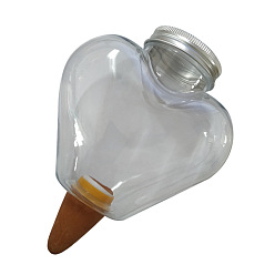 Сердце Пластиковые самополивающиеся колья, автоматическое устройство для полива цветов, садовая поилка, с керамическим шипом, сердце, 160x80 мм