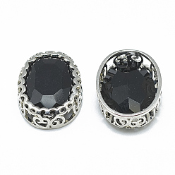 Реактивный Самолет Шить на горный хрусталь, многожильных ссылки, стекло горный хрусталь, с латунной фурнитурой платинового цвета, аксессуары для одежды, овальные, струя, 16.5x12x6 мм