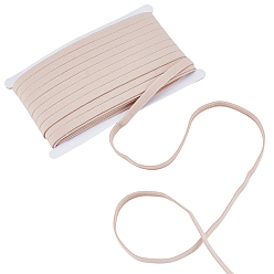 Персиковый Слойка 1 комплект нейлоновых каркасных вставок, лента для замены бюстгальтера на косточках, с картонной карточкой, для пошива аксессуаров, розовые, 10.5 мм, 20 ярдов / пачка