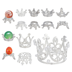 (52) Непрозрачная лаванда 14корона из сплава для изготовления кукол, разноцветные, 19~64.5x7.5~37 мм